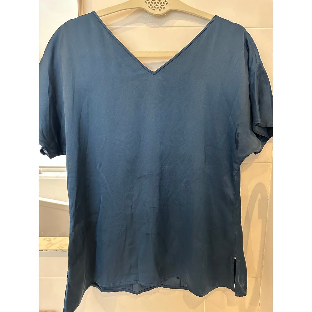 Ravella short sleeve silk top